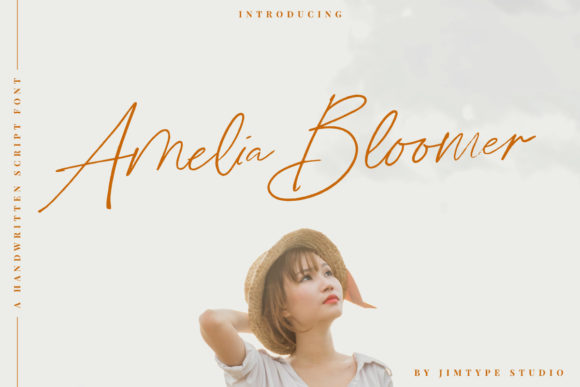 Amelia Bloomer Font Review for Small Business Branding