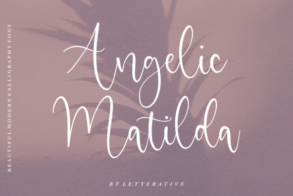 Angelic Matilda Font for Handmade Creators