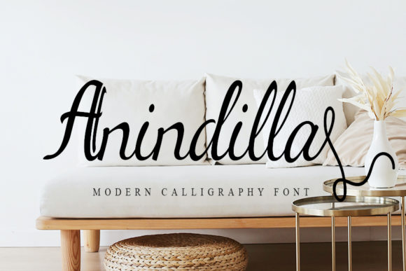 Anindilla: A Dreamy Script Font for Makers