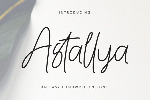 Astallya Font for Effortless Branding