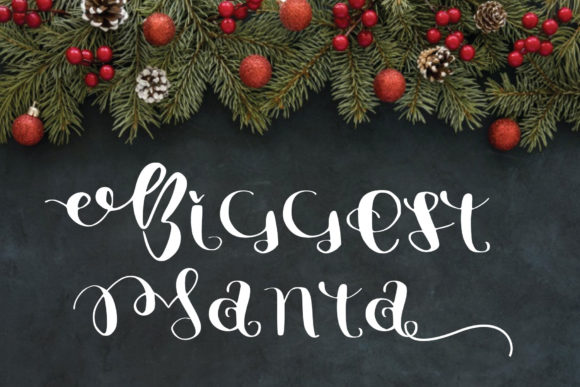 Biggest Santa Font for Elegant Editorial Design