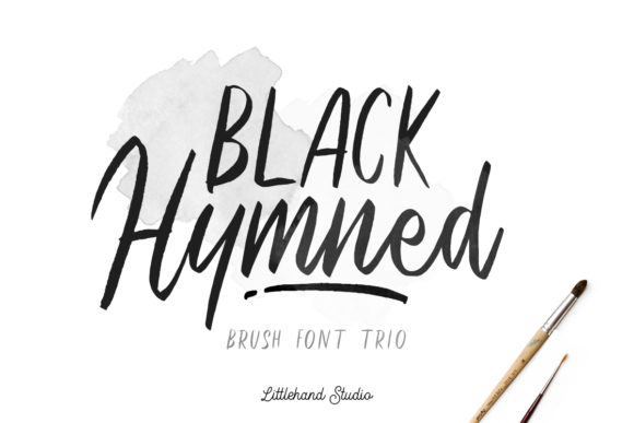 Black Hymned Typeface for Editorial Design