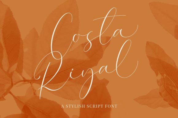 Costa Riyal: The Elegant Script Typeface for Editorial Design