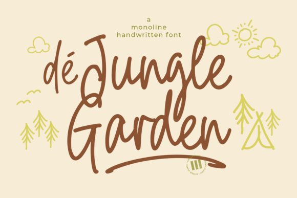 De Jungle Garden Font Review for Branding