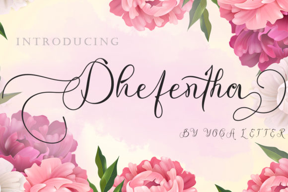 Dhefentha Typeface for Elegant Editorial Design