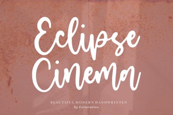 Eclipse Cinema: The Script Handwritten Font for Bold Campaigns