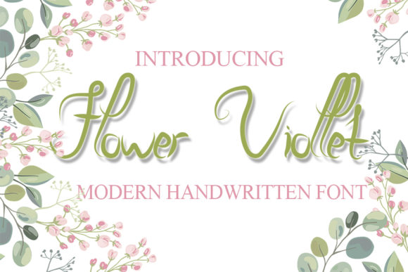 Flower Viollet: A Delicate Typeface for Editorial Design