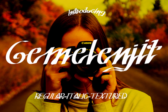 Gemelenjit Font for Handmade Crafters