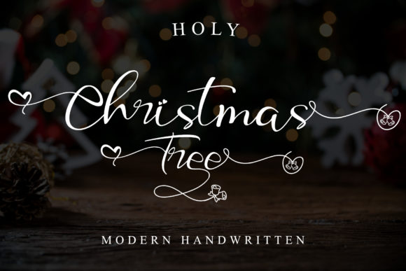 Holy Christmas Tree Font for Elegant Branding