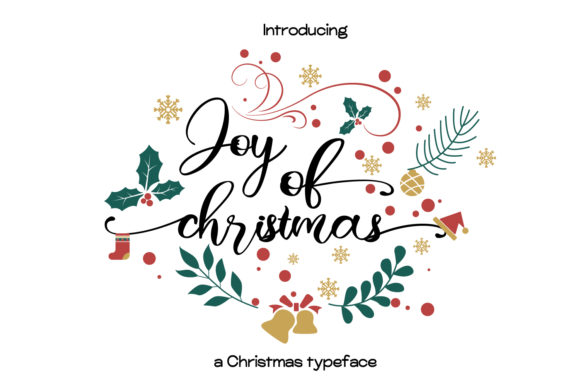 Joy of Christmas: A Script Handwritten Font for Editors