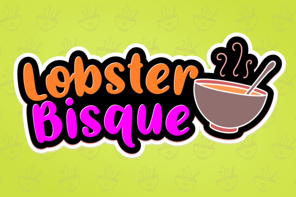 Lobster Bisque Font for Playful Branding