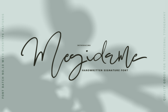 Megidame Font for Scroll-Stopping Branding