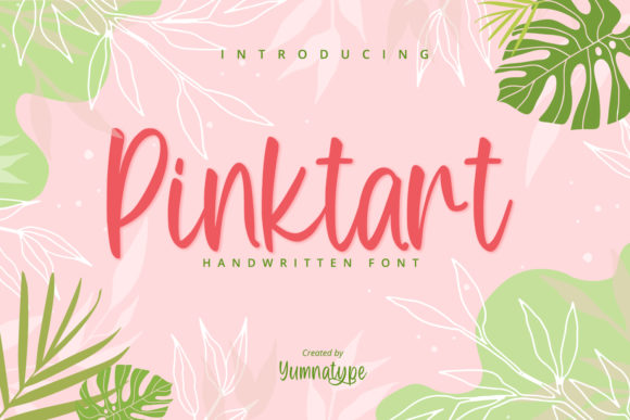 Pinktart: A Handwritten Font for Makers