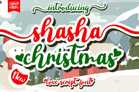 Shasha Christmas: Elegant Script Font Review