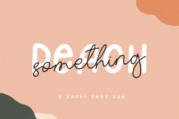 Something Peach Font for Handmade Branding