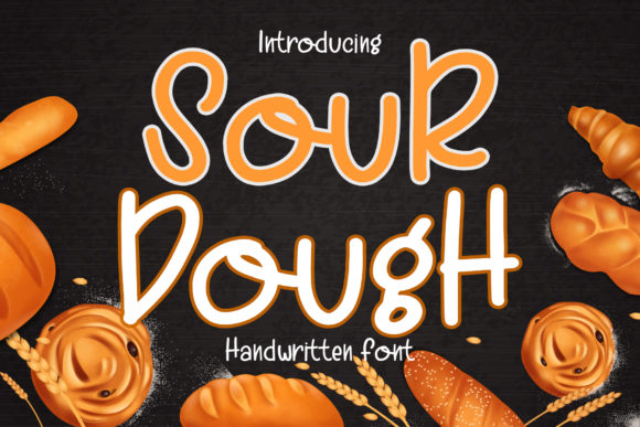 Sour Dough Font for Quirky Campaign Design