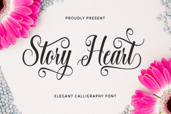 Story Heart Font for Makers and Sellers