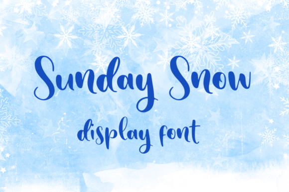 Sunday Snow: The Trendy Script Handwritten Font