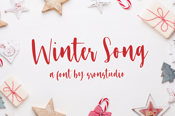 Winter Song Typeface for Elegant Web Design