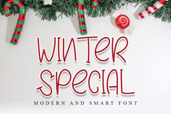 Winter Special Font for Modern Web Design